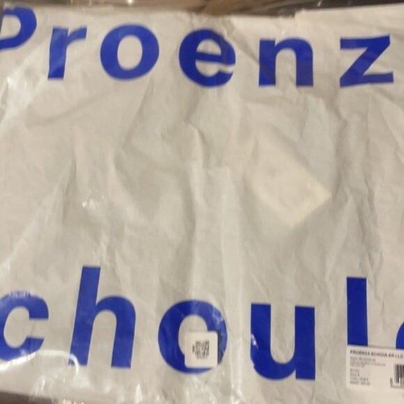 Proenza Schouler Printed Georgette Tie Front Top size 6 - Picture 4 of 11